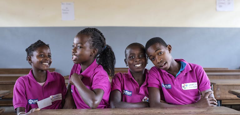 Girls in Mozambique