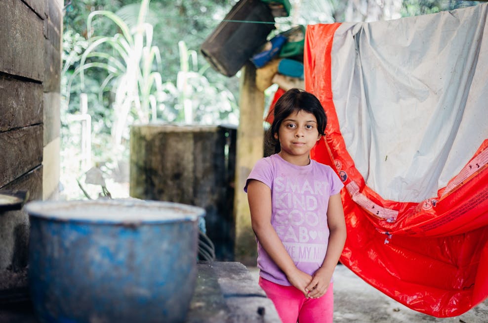 Haydely uit Guatemala raakte haar huis kwijt