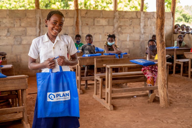 Onderwijs voor meisjes in Mozambique