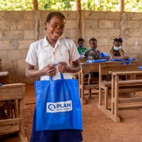 Onderwijs voor meisjes in Mozambique