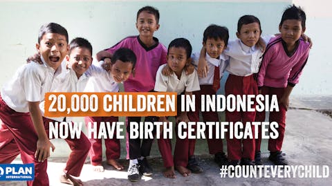 Geboorteregistratie registratie in Indonesië
