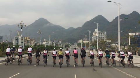 Cycle for Plan Vietnam blog