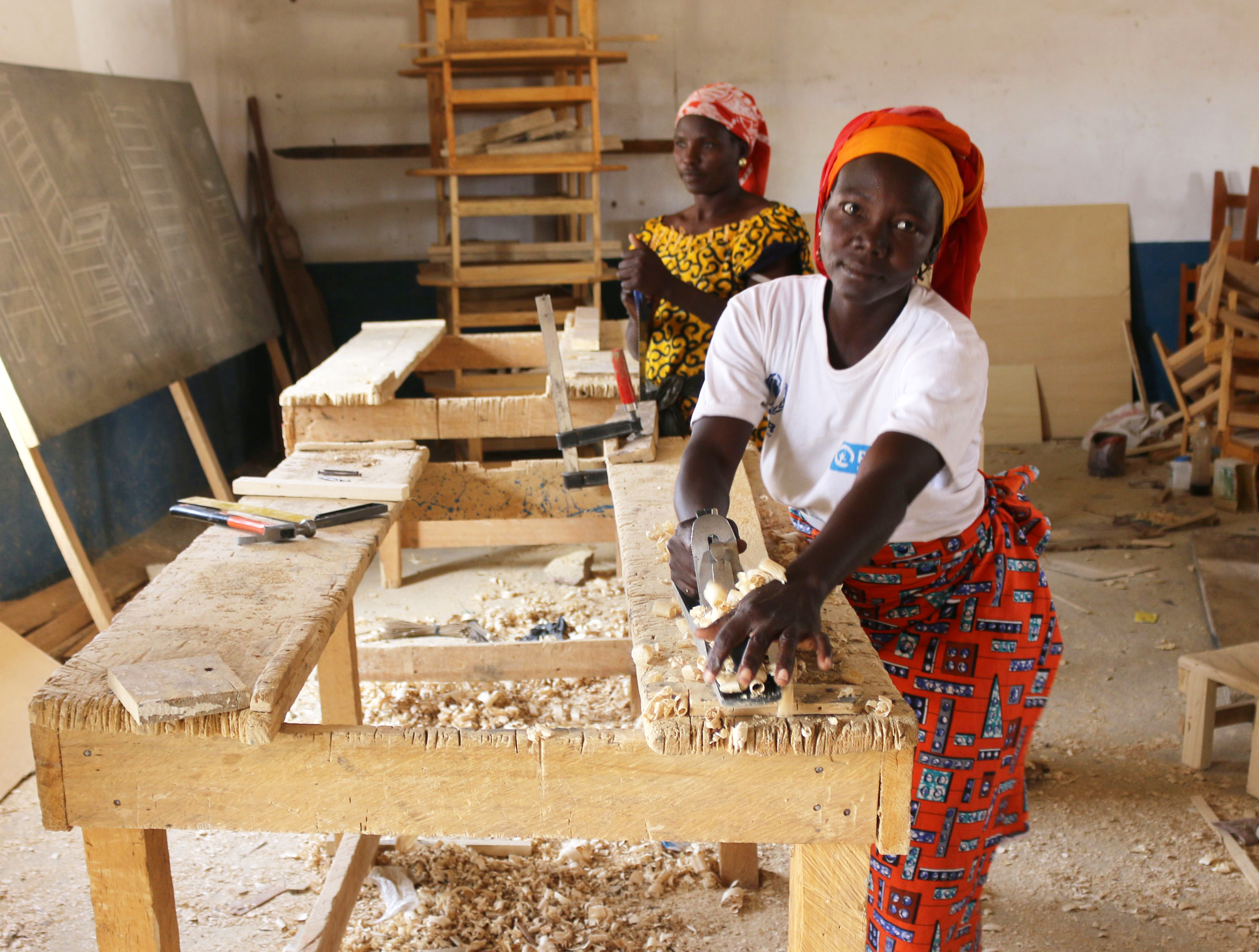 Rakayatou timmert aan haar toekomst