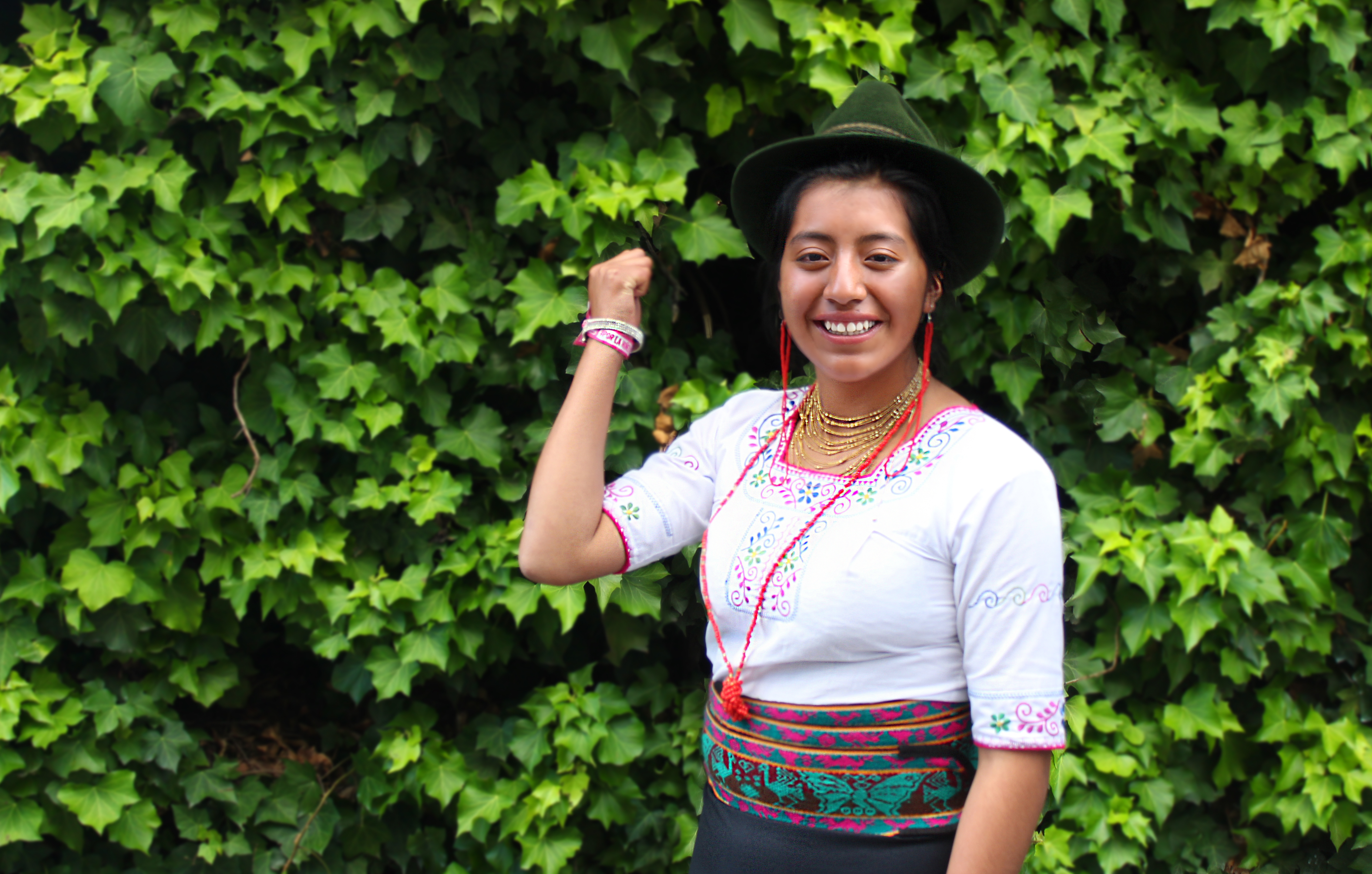 Meisje in Ecuador