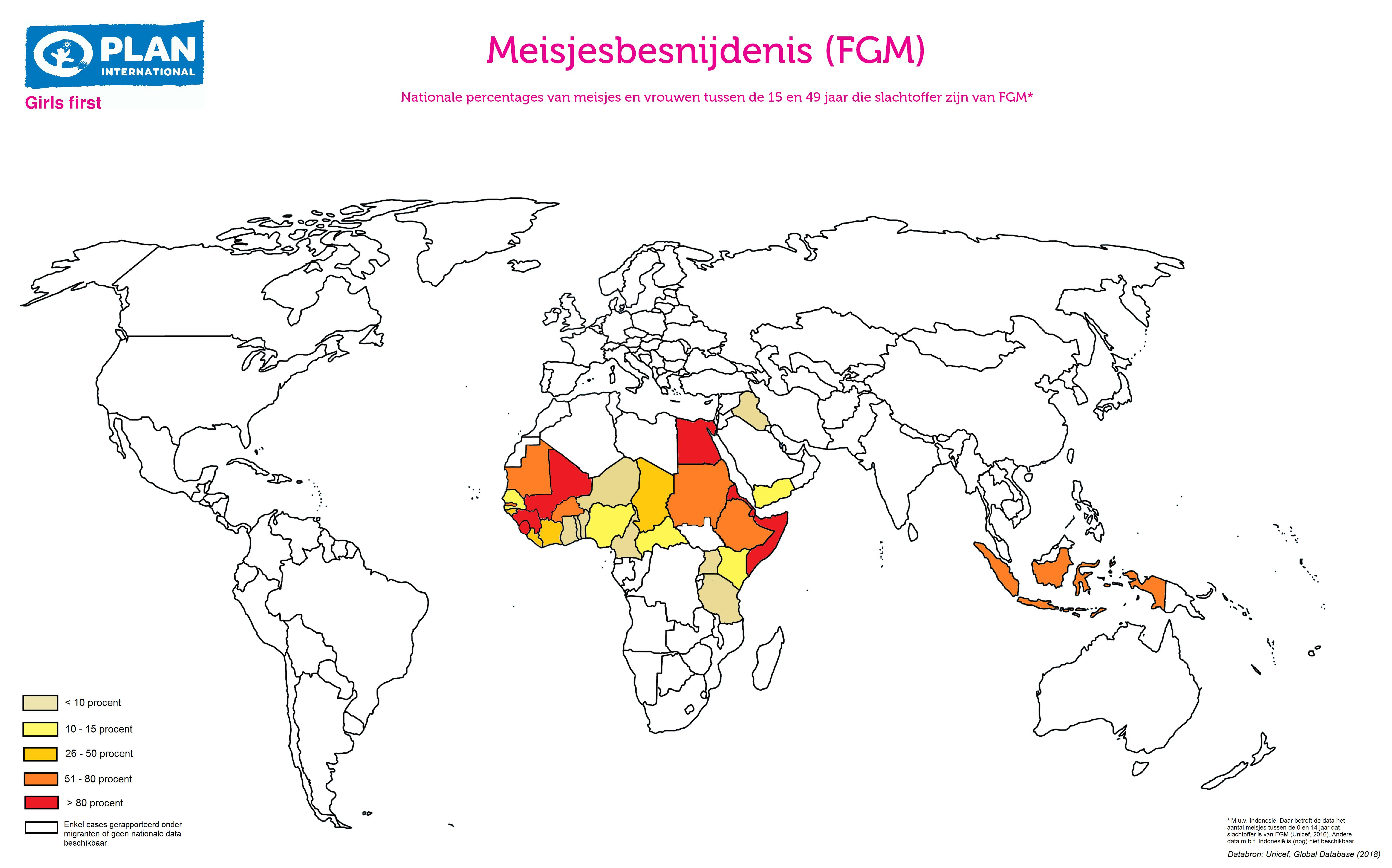Wat is meisjesbesnijdenis en in welke landen komt het voor? | Plan