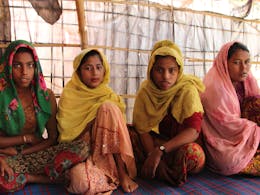 Adolescent Girls in Rohingya refugeecamp