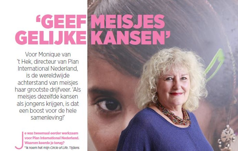 Monique in Vrouw Directeur Monique van 't Hek in Vrouw Telegraaf fotografie: Anne Reinke