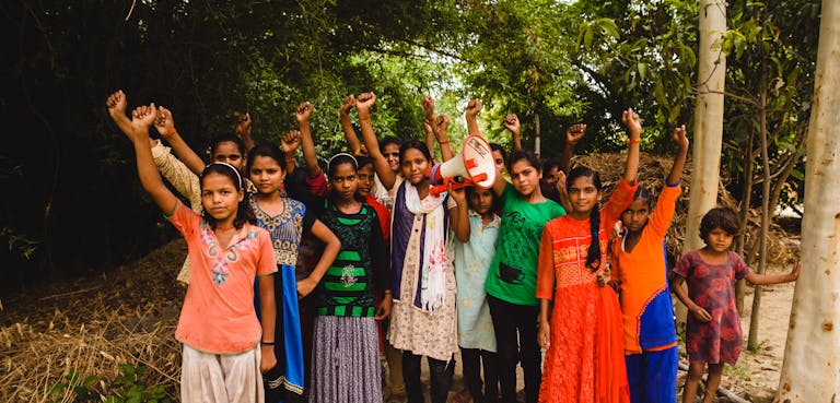 Girls from Utter Pradesh in India