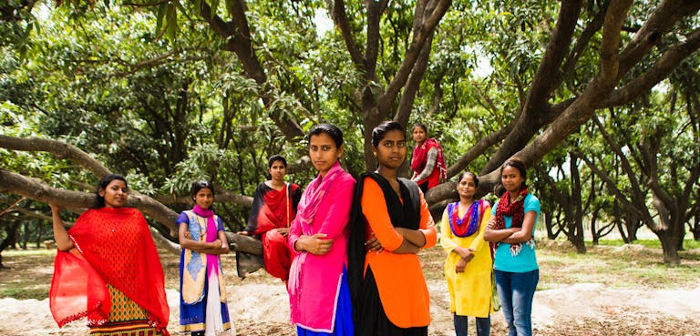 Girls from Utter Pradesh, India