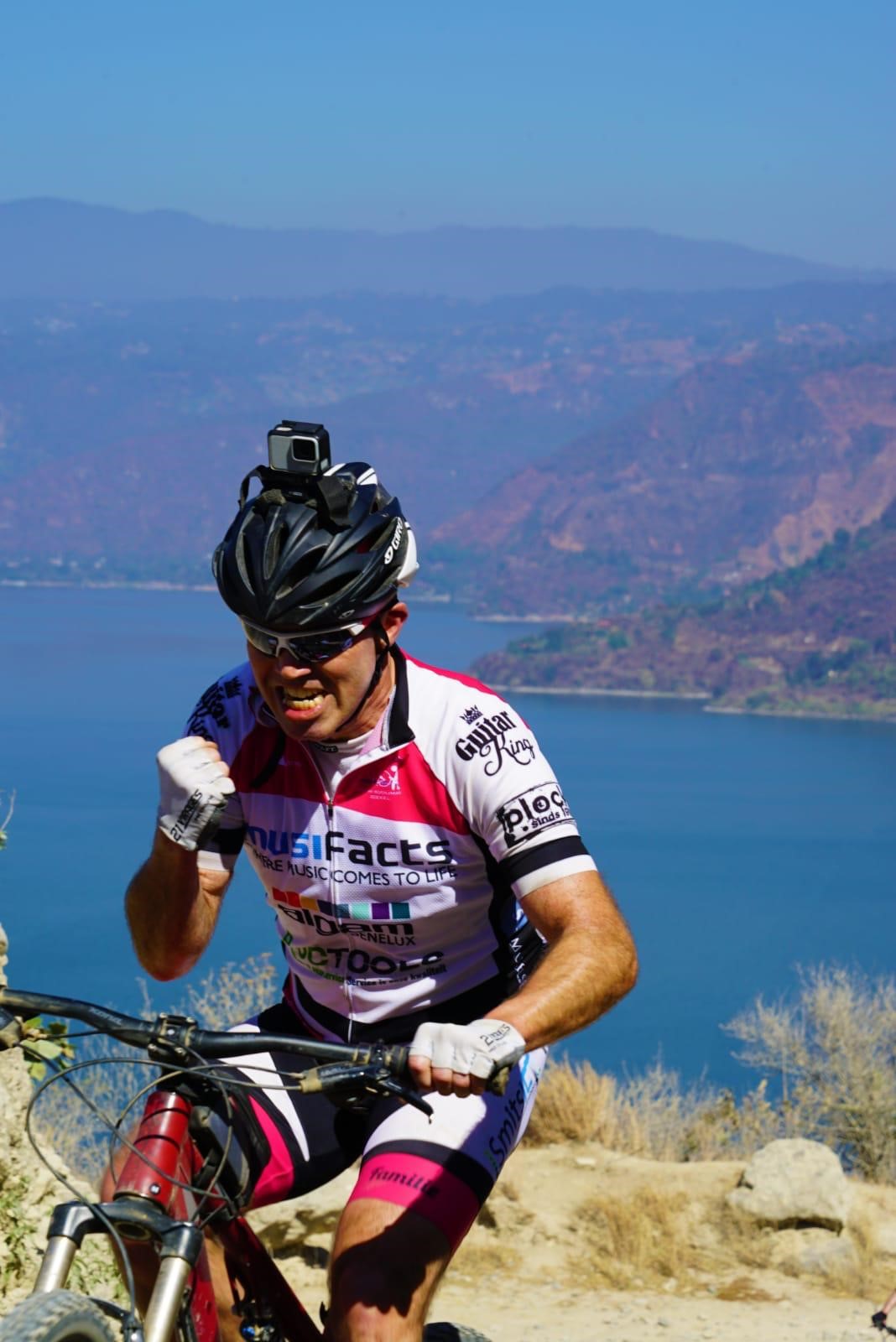 Fietsers in Guatemala