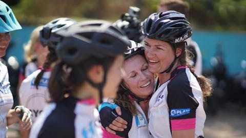 Fietsers in Guatemala