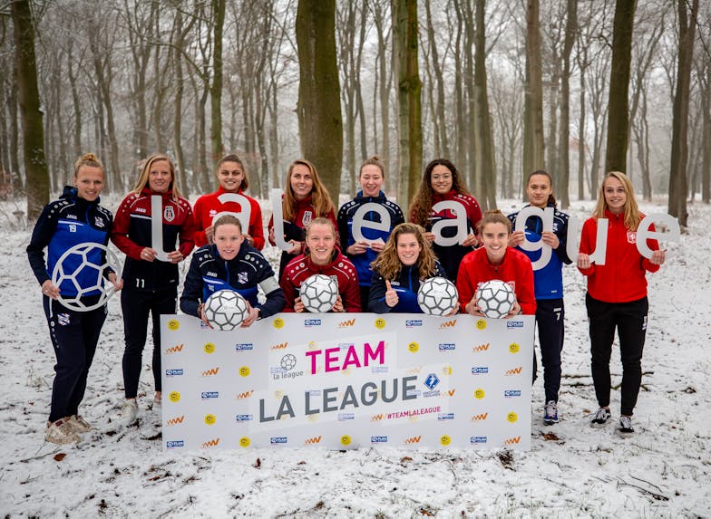 Team La League meisjesvoetbal team la league