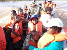 Rescue boat Mozambique