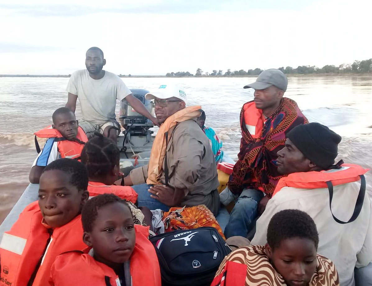 Rescue boat Mozambique