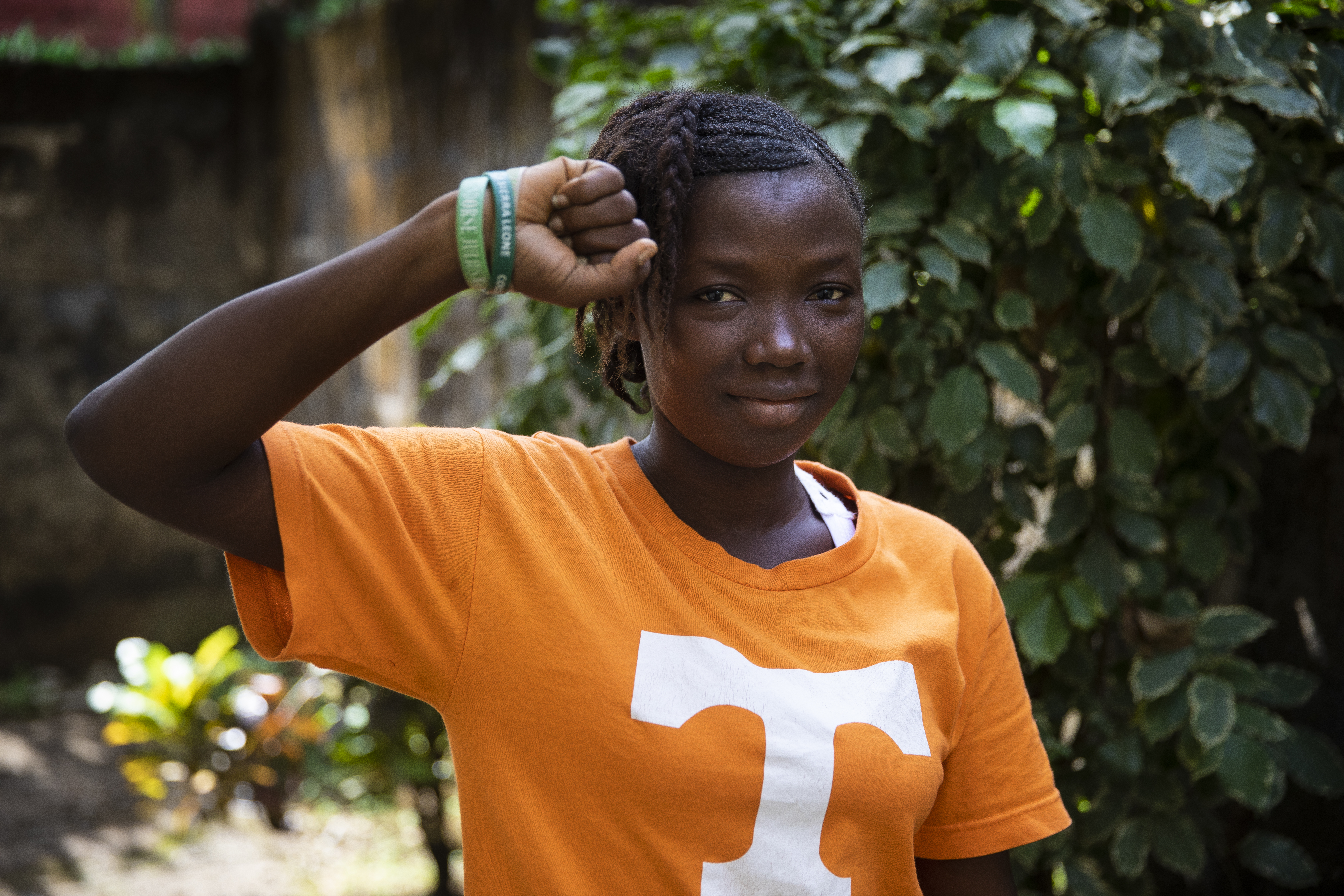 meisje activiste sierra leone