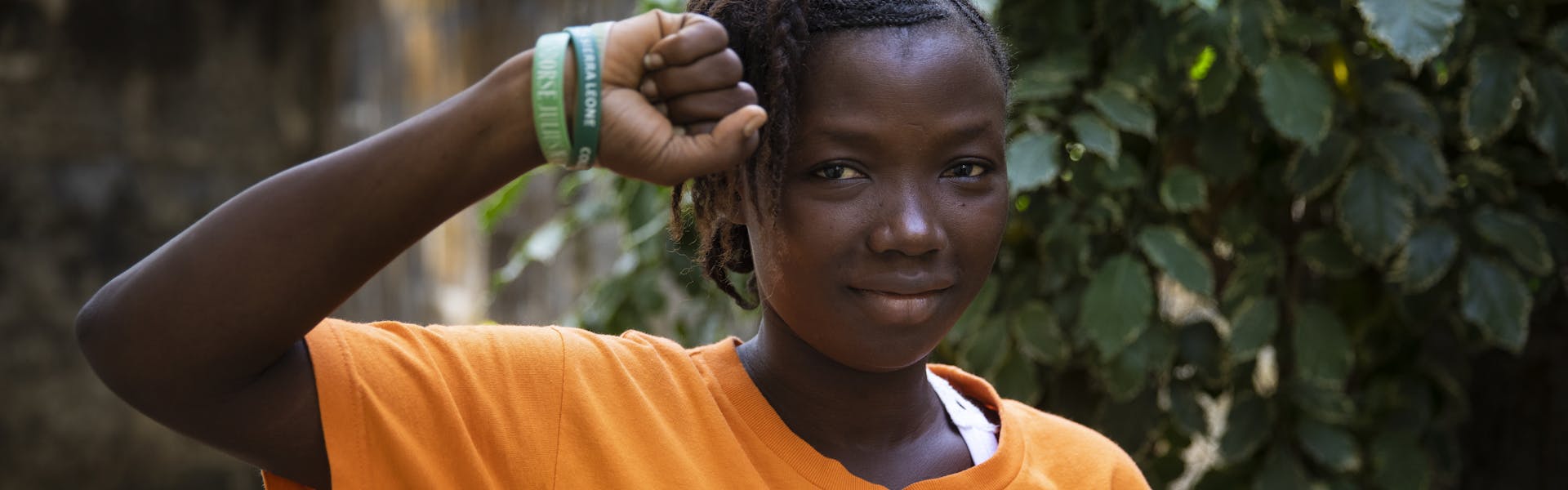 meisje activiste sierra leone