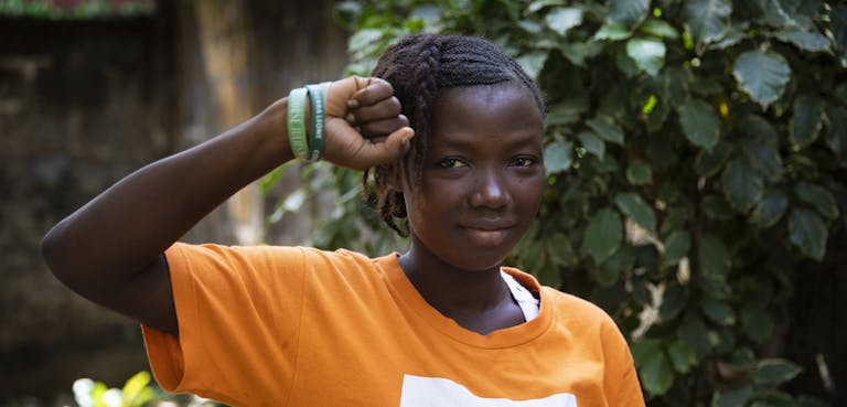 meisje activiste sierra leone