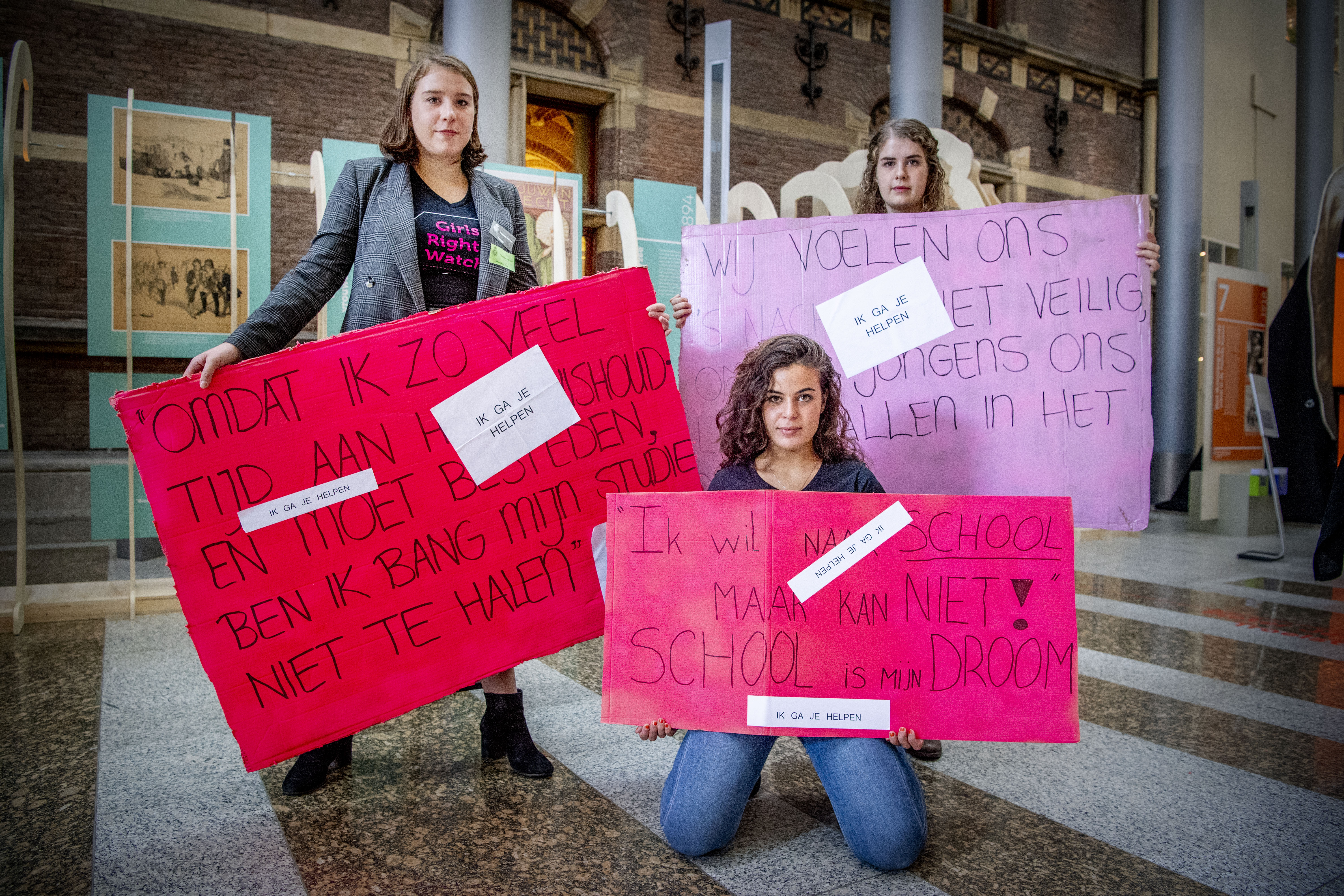 jongerengroep van de Girls Rights Watch