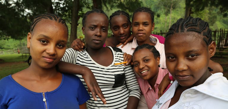 Club van onbesneden meisjes Ethiopië1