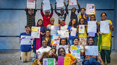 Twintig jongerenlobbyisten uit Afrika en Azië komen samen