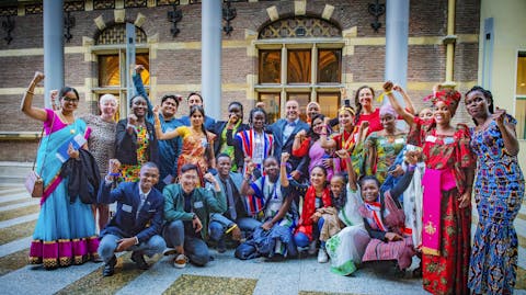 Twintig jongerenlobbyisten uit Afrika en Azië komen samen