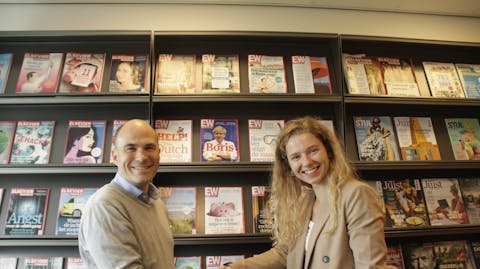 Vincent Andriessen, Chief digital Elsevier weekblad door GRW Maartje pott (22 jaar)