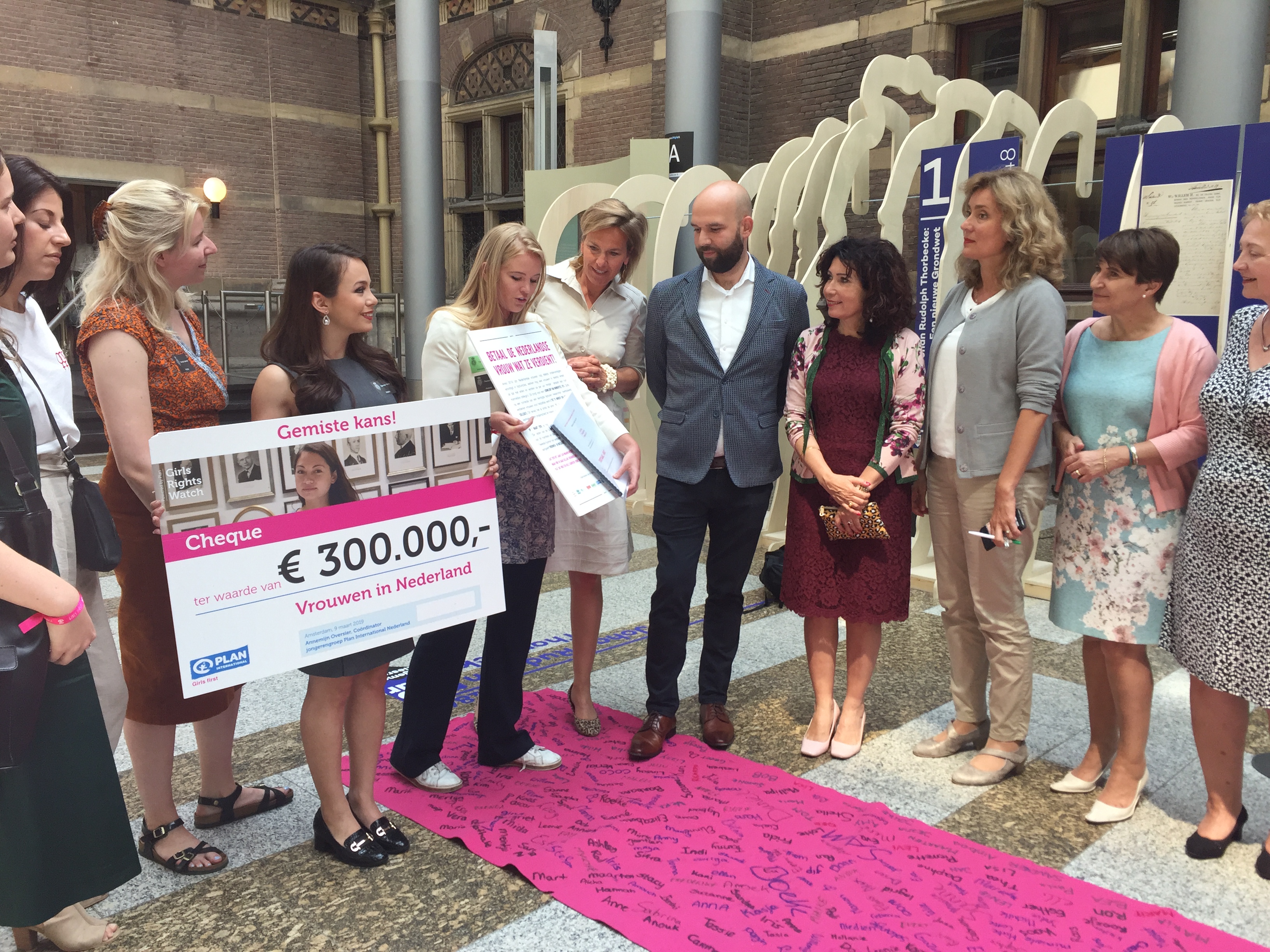 Women's March gelijke loon voor vrouwen