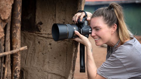 Kim Feenstra op reis Kenia