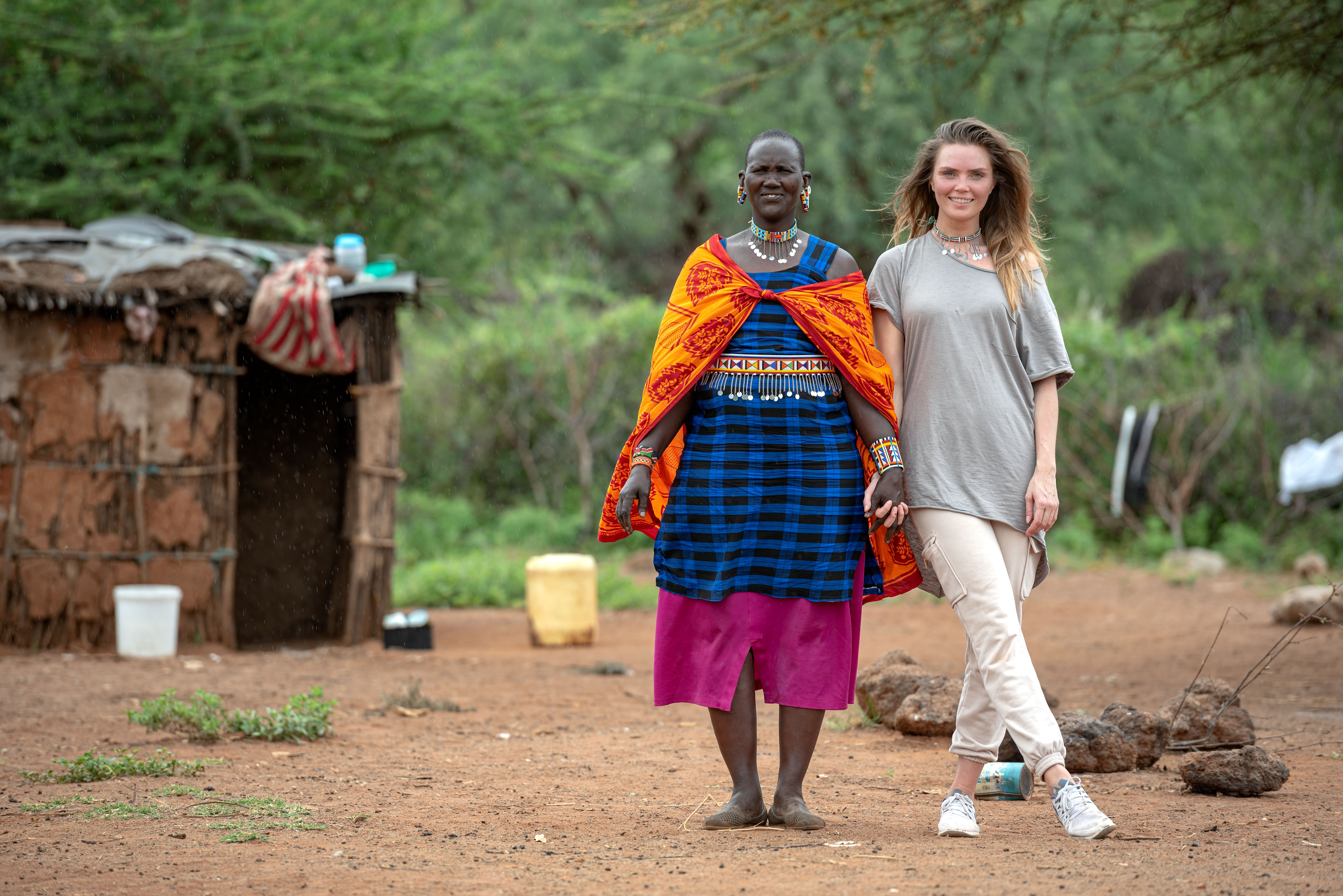 Kim Feenstra op reis Kenia
