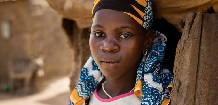 Meisje uit Mali