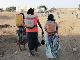 Ethiopische vluchtelingen in Sudan
