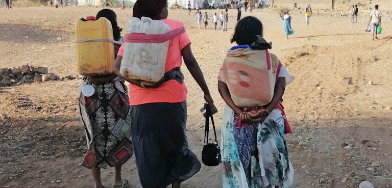 Ethiopische vluchtelingen in Sudan