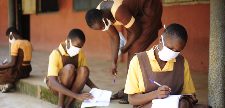 schoolmeisjes Ghana