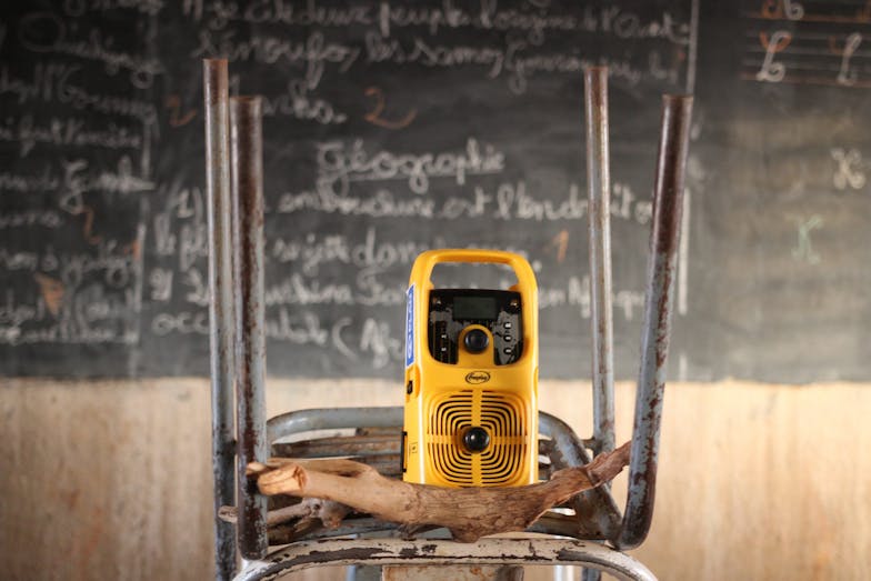 Onderwijs in Afrika radiolessen