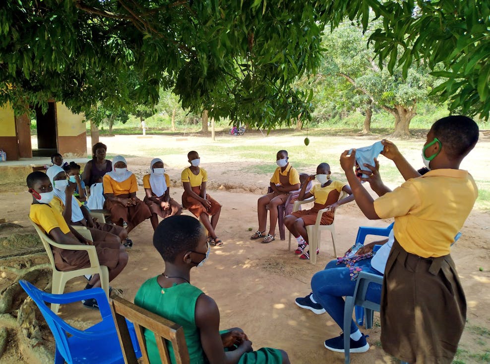maandverband Ghana 4 training herbruikbaar maandverband