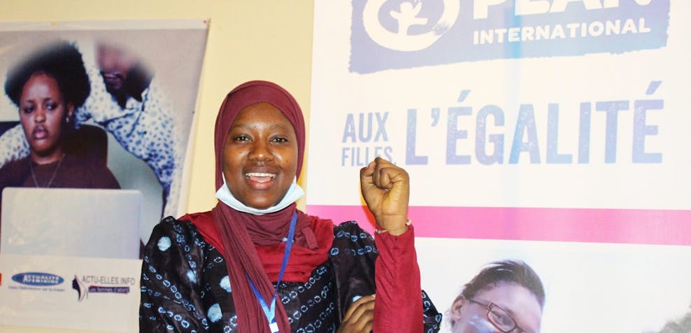 Kadiatou, secretaris Girl Leaders Club