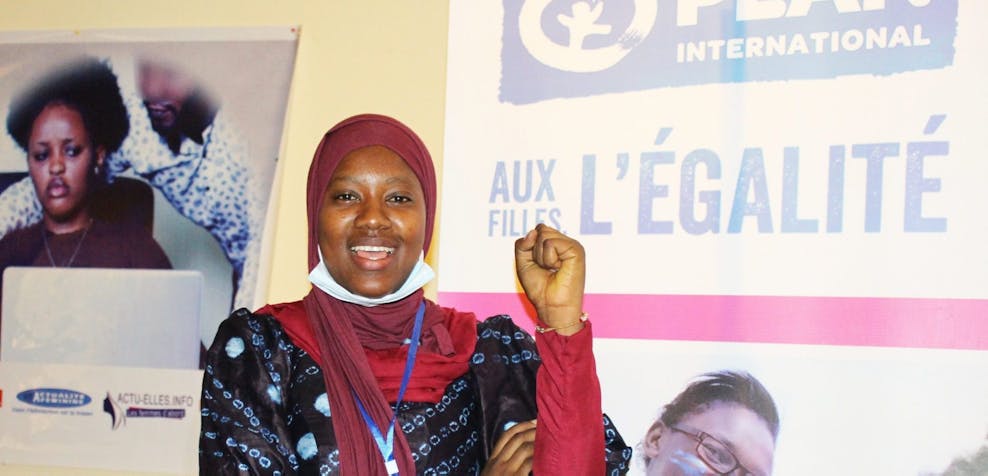 meisjesrechten Guinee Kadiatou, secretaris Girl Leaders Club