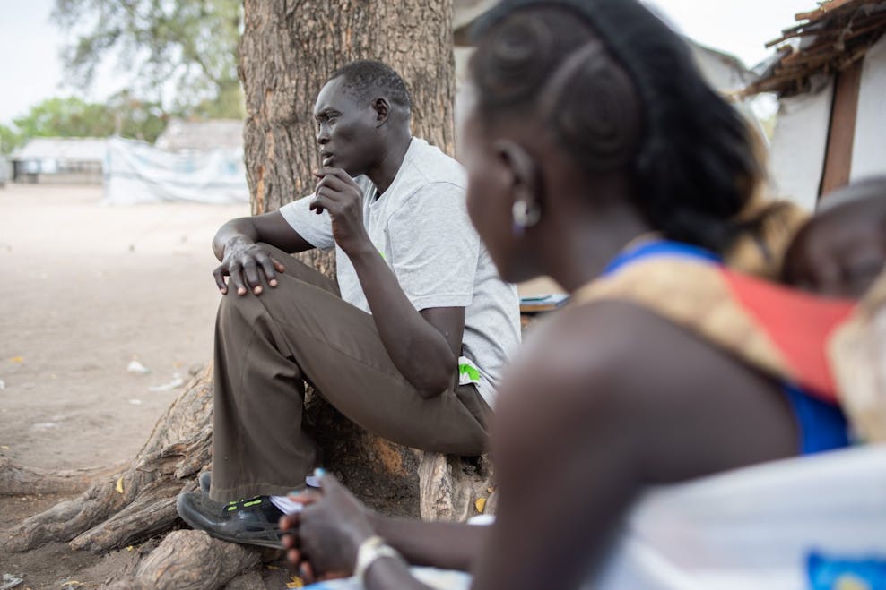 Gayin + James kind Zuid-Sudan