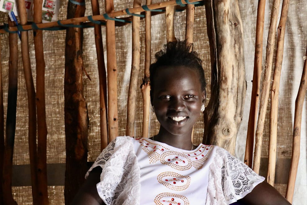 Rebeca Zuid-Sudan kind Zuid-Sudan