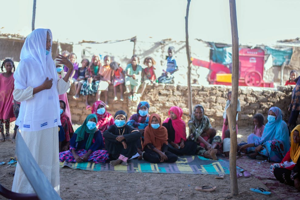 Zainab werkt bij het taalcentrum en geeft les