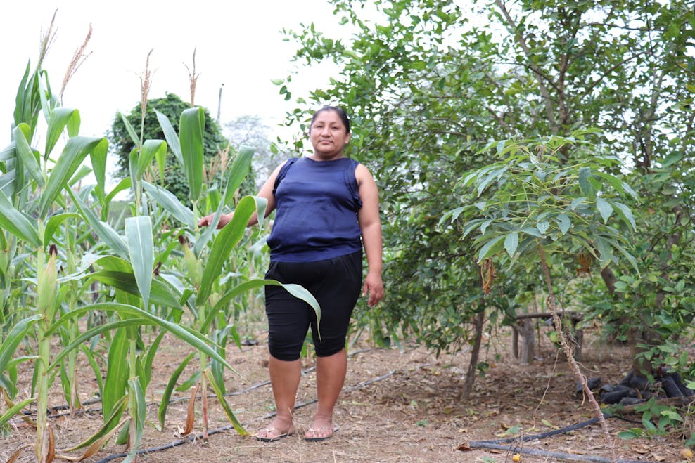 Oud-sponsorkind Cándida in Ecuador