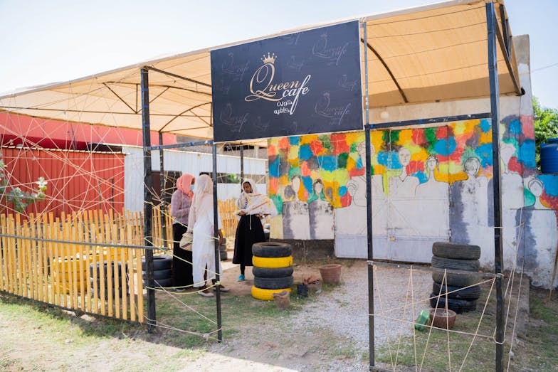 Safa's cafe in Sudan
