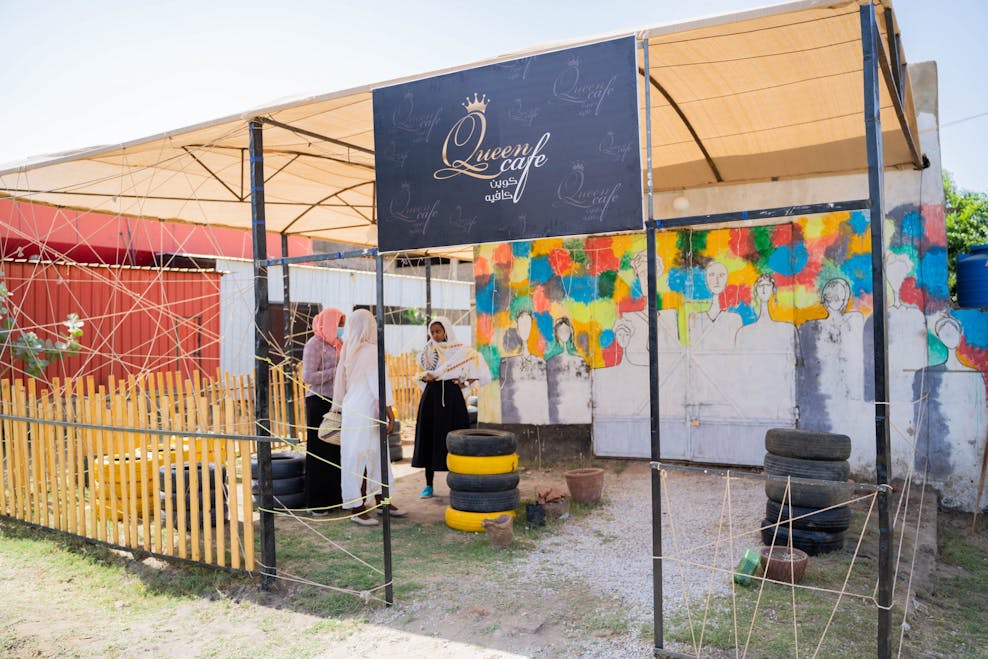 Safa's cafe in Sudan