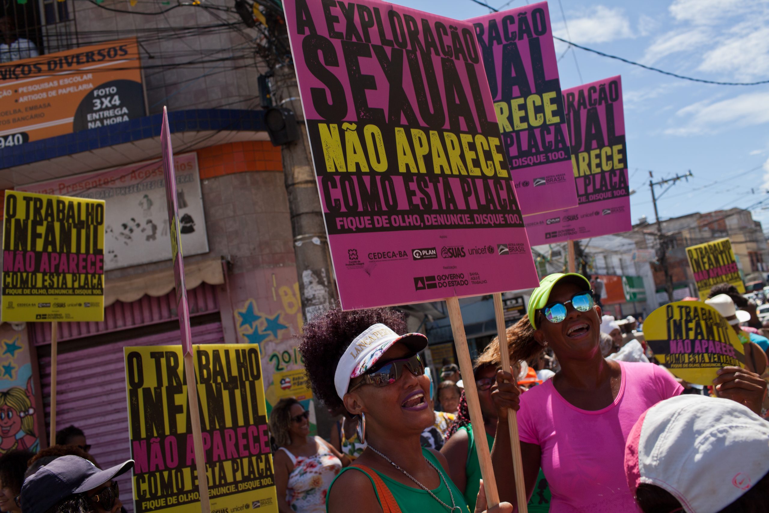 Down to Zero demonstratie in Brazilië