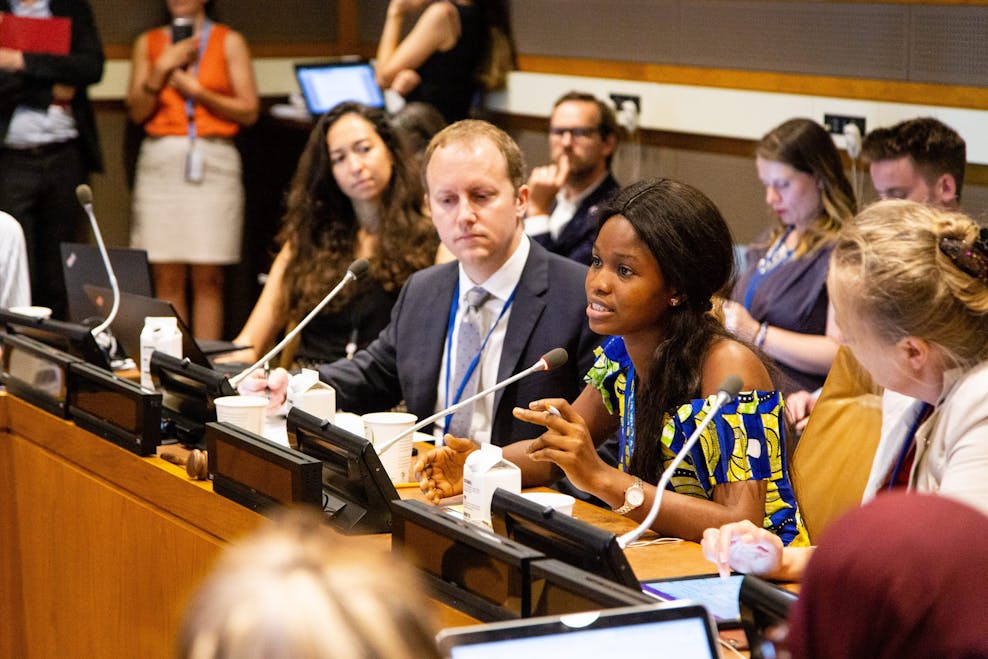 Youth advocate Ayesha (21) uit Sierra Leone