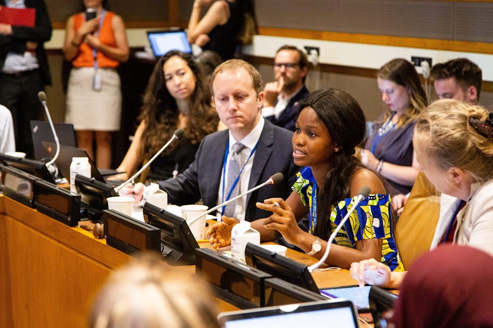 Youth advocate Ayesha (21) uit Sierra Leone Youth advocate Ayesha (21) uit Sierra Leone