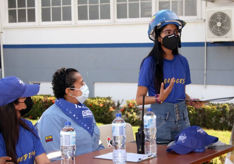 Frida uit Ecuador activist