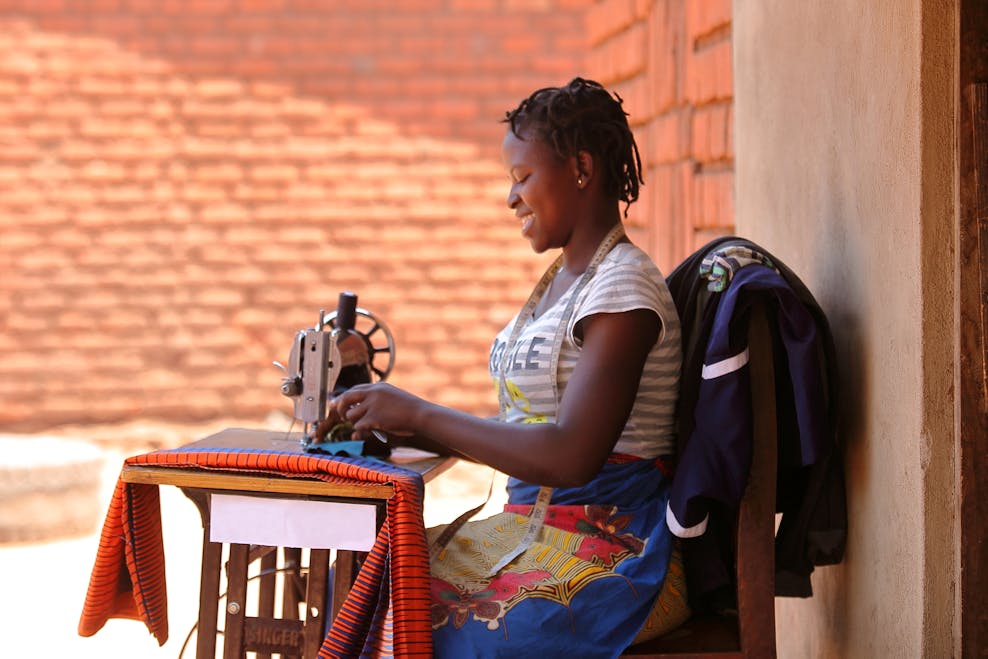 Eliza Malawi Yes I Do project Eliza uit Malawi heeft een kleermakerij