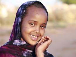 Najma (11) uit Somalië