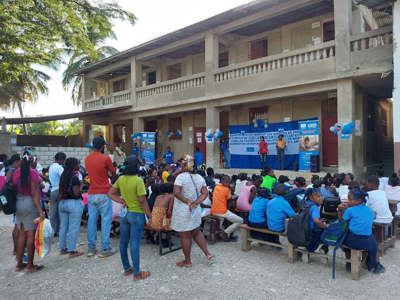 Child-friendly space in Jacmel Haiti